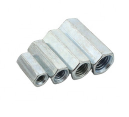 Ζινκ Φύτευση Din 6334 M12 M16 Hex Head Nuts Χάλυβα άνθρακα Πρότυπο ISO CE