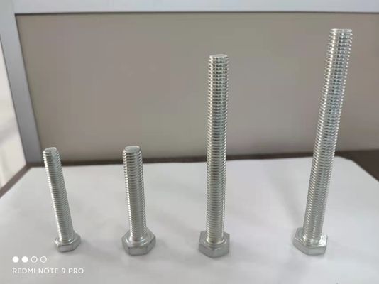 Din933 Din931 Εξάγωνα μπουλόνια 16mm - 70mm Βαθμός 4,8 8,8 10,9