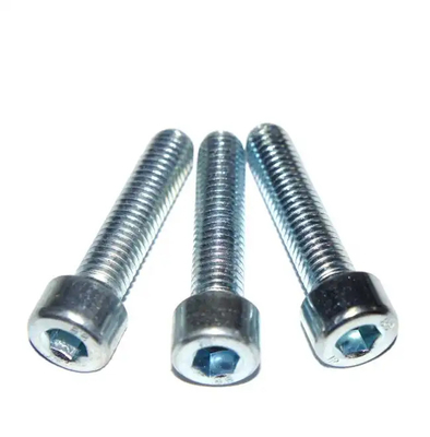 Σύνδεσμοι Hex Socket bolt Carbon Steel λευκό ψευδάργυρο βαθμός 8.8 πλήρης νήματος DIN 912
