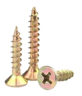 Φωσφοποιημένο 3.5 Black Cross Countersunk Head ξυλουργική βίδα υψηλή αντοχή