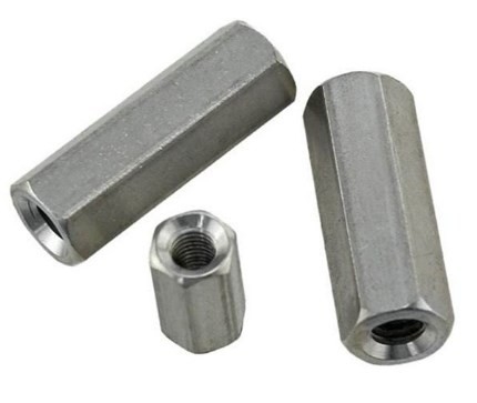 Ζινκ Φύτευση Din 6334 M12 M16 Hex Head Nuts Χάλυβα άνθρακα Πρότυπο ISO CE