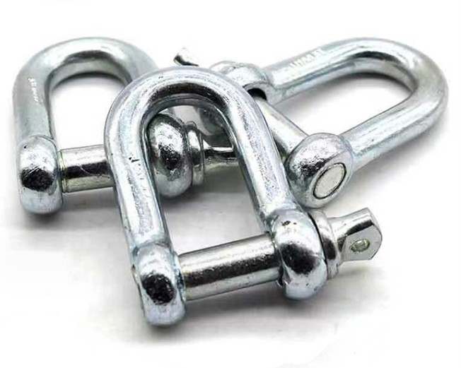 Σύνδεσμοι Ναυτικό 12mm Rigging D Shackle Ζυθοποιημένο Λευκό Ζυγγαρισμένο Αγκυροβολητήρα